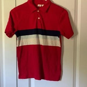 Gap red polo boys 10